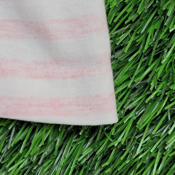 Vintage 90s Tahoe Shirt Large 21x27 Pink White - Picture 9 of 12